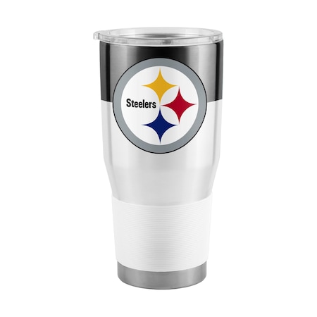Logo Brands Pittsburgh Steelers 30oz Colorblock Stainless Tumbler 625-S30T-11